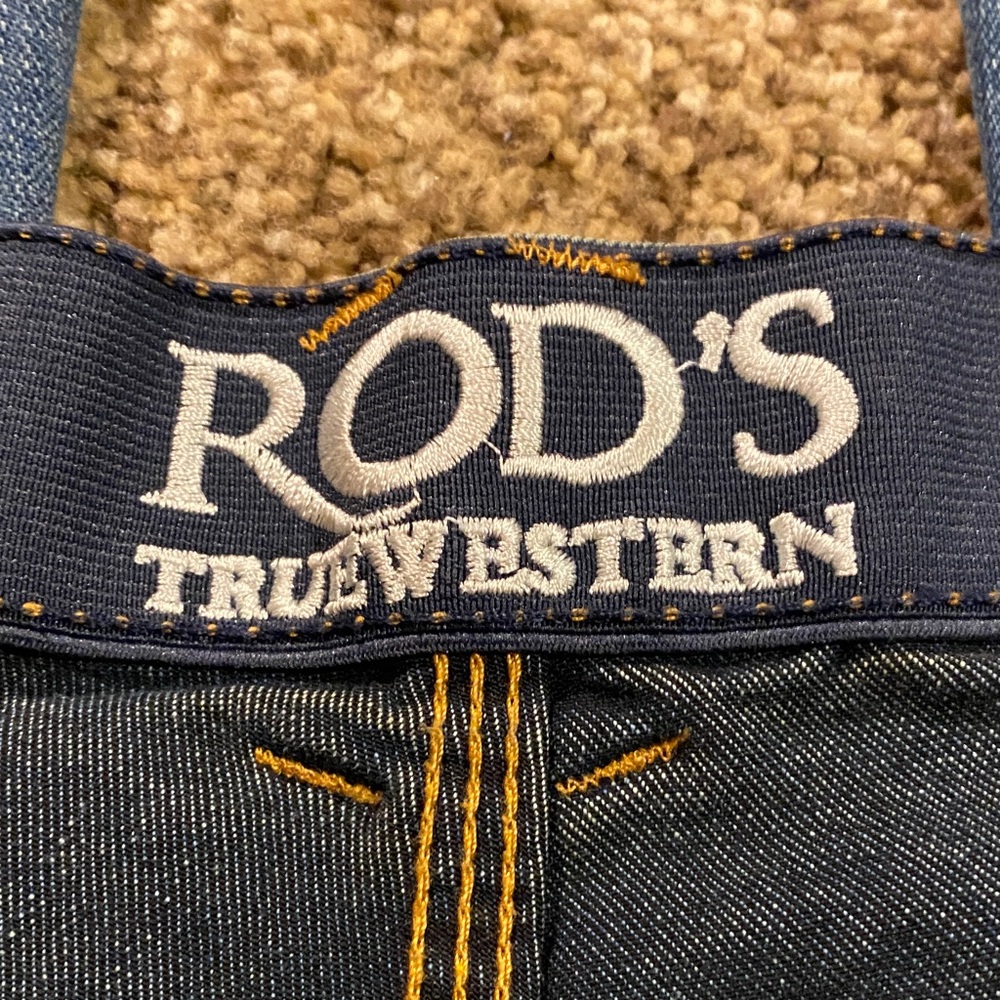 Rod’s True Western  Size 17/18 x36 Blue Jeans - Picture 2 of 10